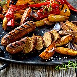 素食烧烤特色看起来像真肉——味道也一样。