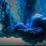 不同浓度的液体相互扩散。