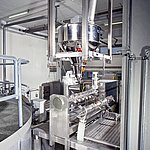 amixon® 环层混合造粒机用于粉状产品的连续造粒。