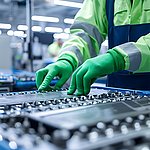 分选是回收的前置步骤。手工操作与自动化之间的对比。