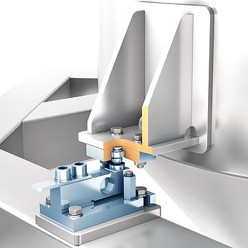 称重传感器或称重传感器测量混合物的重量和混合器