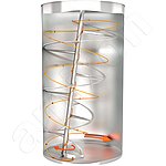 搅拌螺旋体旋转并沿着圆轨道移动。