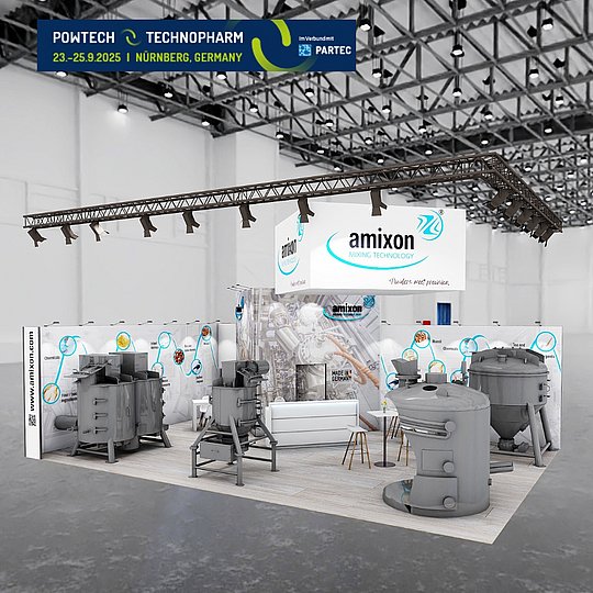 amixon 展位 Powtech 2025