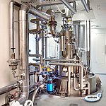 用于3立方米批次的 amixon® 反应器。